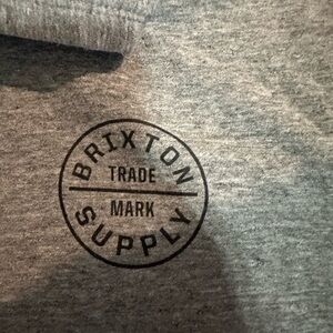 Brixton Heather Gray Trademark Sweatshirt